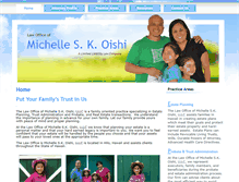Tablet Screenshot of michelleoishilaw.com